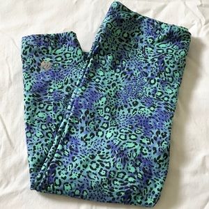 Girls Bally Leopard Athletic Leggings